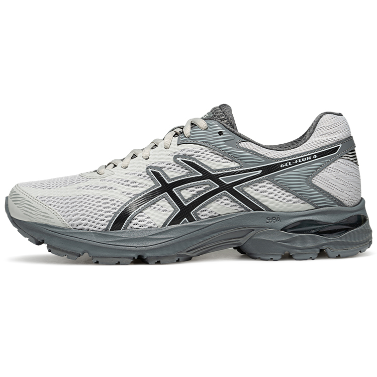 ASICS Gel-Flux 4 Running Shoes Gray Black Casual Sport Versatile Trainers 1011A614-034
