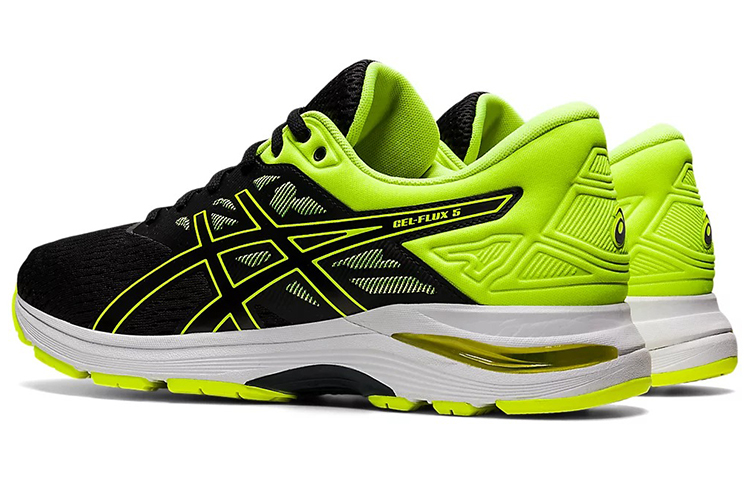 Shop ASICS Gel-Flux 5 ''Noir Jaune Néon'' 1011B318-001