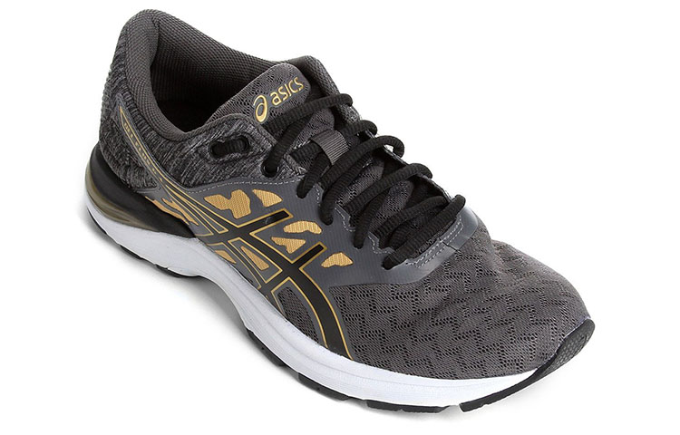 Lookbook アシックス ゲルフラックス5 グレー/黒/黄 T033A-1690