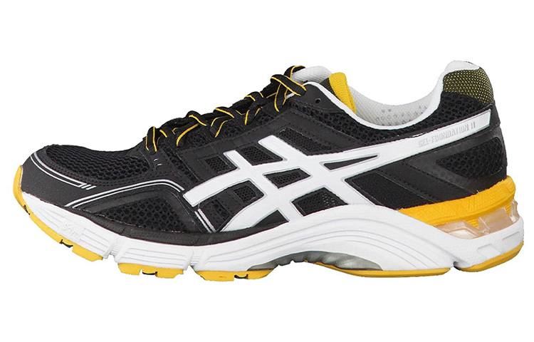 ASICS Gel-Foundation 11 'Black White Yellow' T2A2N-9001