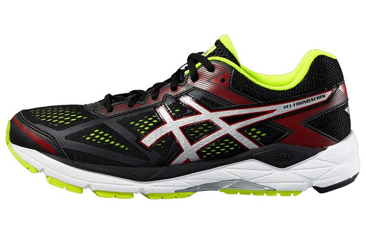ASICS Gel-Foundation 12 'Black Red Green' T5H1N-9093