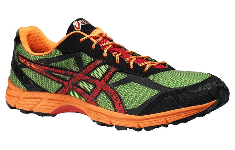Order Asics Gel-Fuji Fell Racer 2 耐磨防滑 低筒 運動跑步鞋 男款 綠紅