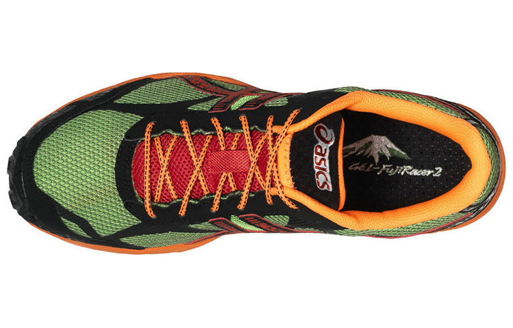 Lookbook Asics Gel-Fuji Fell Racer 2 耐磨防滑 低筒 運動跑步鞋 男款 綠紅