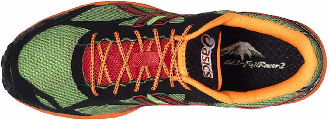 Asics Gel-Fuji Fell Racer 2 耐磨防滑 低筒 運動跑步鞋 男款 綠紅 Lookbook Asics Gel-Fuji Fell Racer 2 耐磨防滑 低筒 運動跑步鞋 男款 綠紅