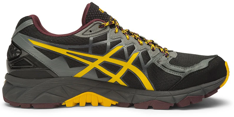 ASICS GEL-Fuji Trabuco 4 ''Zwart Grijs Geel'' T5L3N-9004 Order ASICS GEL-Fuji Trabuco 4 ''Zwart Grijs Geel'' T5L3N-9004