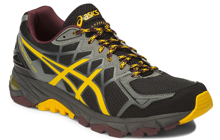 Lookbook ASICS GEL-Fuji Trabuco 4 ''Zwart Grijs Geel'' T5L3N-9004