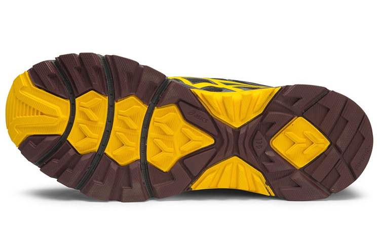 Shop ASICS GEL-Fuji Trabuco 4 'Hitam Kelabu Kuning' T5L3N-9004