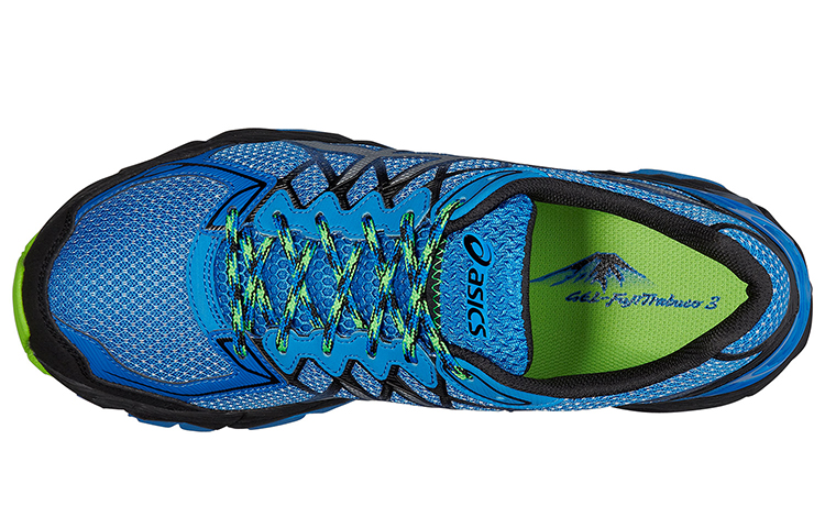 Shop Asics GEL-Fuji Trabuco 4 跑步鞋 藍黑色