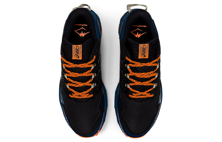 Shop ASICS Gel-Fuji Trabuco 8 (2E) 'Black Orange' 1011A669-400