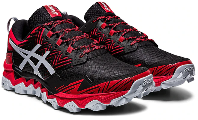 ASICS Gel-Fuji Trabuco 8 (2E) 'Black Red' 1011A669-600 Lookbook ASICS Gel-Fuji Trabuco 8 (2E) 'Black Red' 1011A669-600