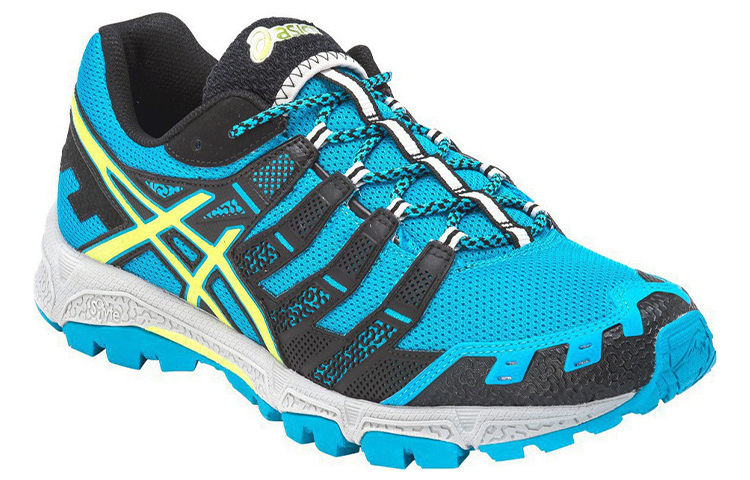 Order ASICS Gel-FujiAttack 3 'Biru Kuning' Sneakers Pria T414N-4789