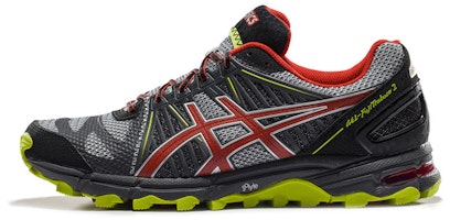 ASICS Gel-FujiTrabuco 2 'Grey Red' T3H4N-1126 ASICS Gel-FujiTrabuco 2 'Grey Red' T3H4N-1126