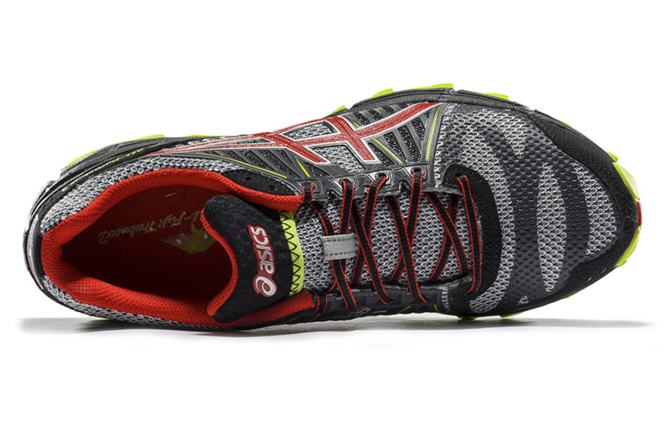 Shop ASICS Gel-FujiTrabuco 2 'Grey Red' T3H4N-1126