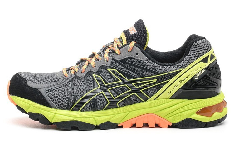 ASICS GEL-FujiTrabuco 3 Neutral G-Tx Low-Top Black/Yellow T4F0N-9790