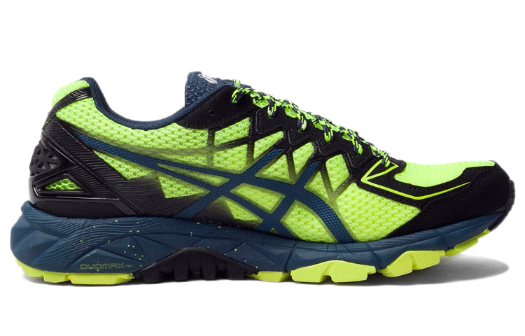Order Asics Gel-FujiTrabuco 4 舒適耐磨越野跑步鞋 黑螢光綠