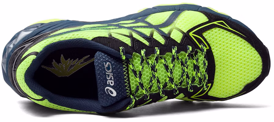 Asics Gel-FujiTrabuco 4 舒適耐磨越野跑步鞋 黑螢光綠 Shop Asics Gel-FujiTrabuco 4 舒適耐磨越野跑步鞋 黑螢光綠
