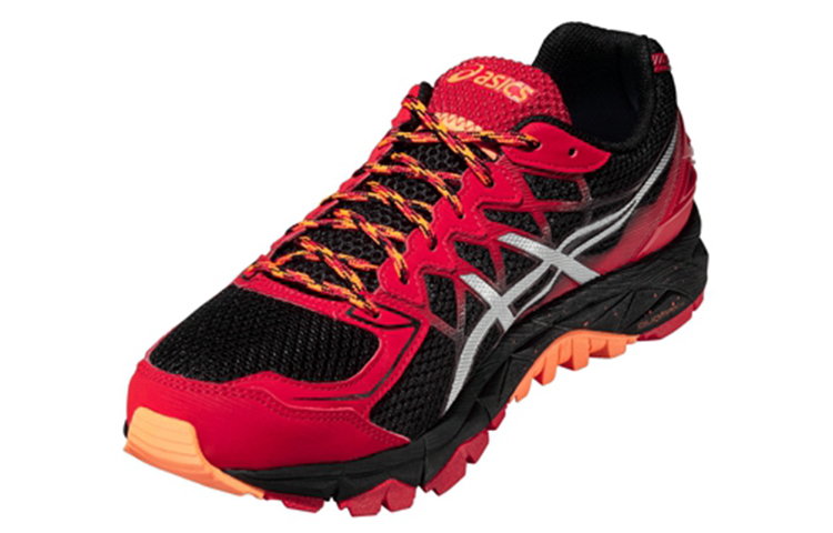 Order ASICS GEL-FujiTrabuco 4 ''Rood Zwart'' Sneakers T5L1N-2393