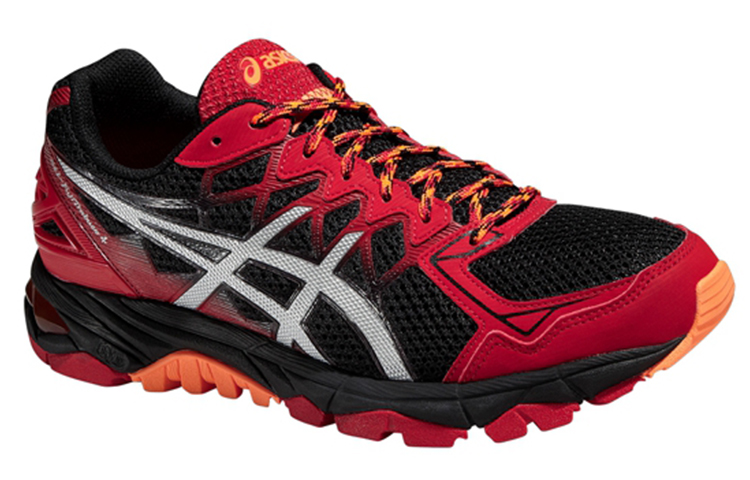 Lookbook ASICS GEL-FujiTrabuco 4 ''Rood Zwart'' Sneakers T5L1N-2393