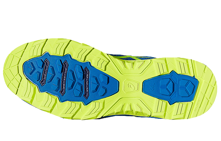 Shop ASICS GEL-FujiTrabuco 5 'Thunder Blue-Yellow' T6J0N-4907