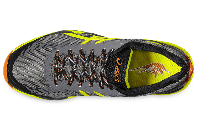 Shop ASICS GEL-FujiTrabuco 5 G-TX 'Grey Yellow' T6J1N-9607