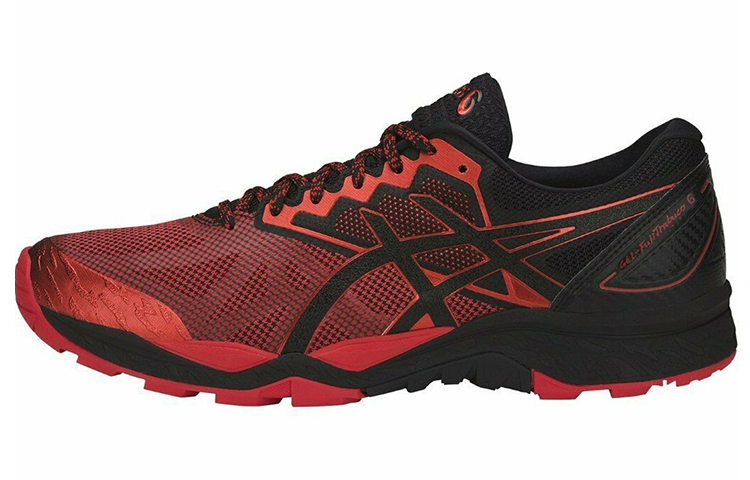 ASICS Gel-FujiTrabuco 6 'Black Red' T7E4N-9023