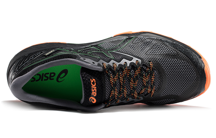 Lookbook ASICS GEL-FujiTrabuco 7 G-TX 'Hitam Oranye Hijau' T7F0N-020