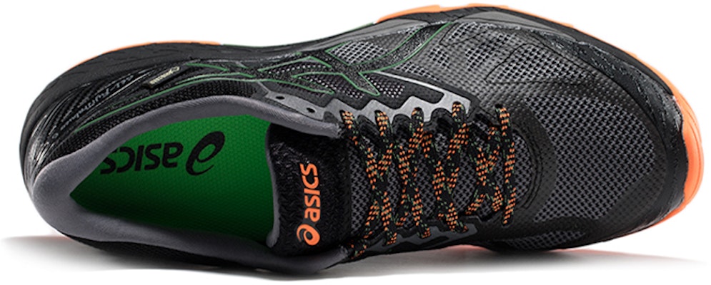 ASICS GEL-FujiTrabuco 7 G-TX 'Hitam Jingga Hijau' T7F0N-020 Lookbook ASICS GEL-FujiTrabuco 7 G-TX 'Hitam Jingga Hijau' T7F0N-020