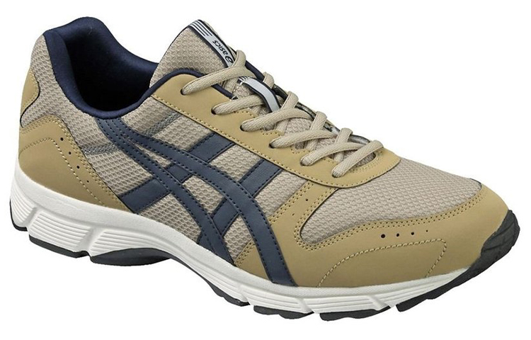 Lookbook アシックス ゲルファンウォーカー214 イエローブルー TDW214-0558