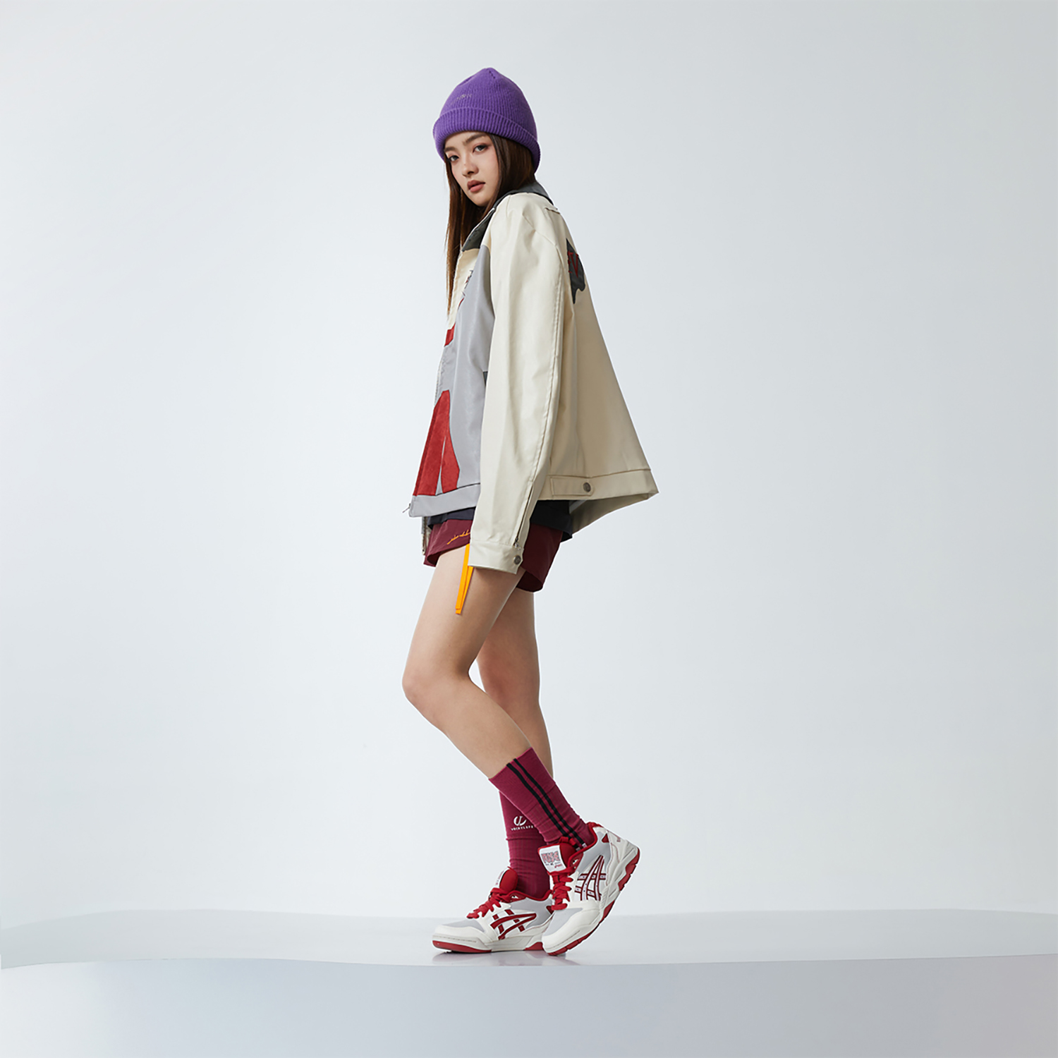 Sizing ASICS Gel-Fuse Sepatu Basket 'Putih Merah' 1203A492-020