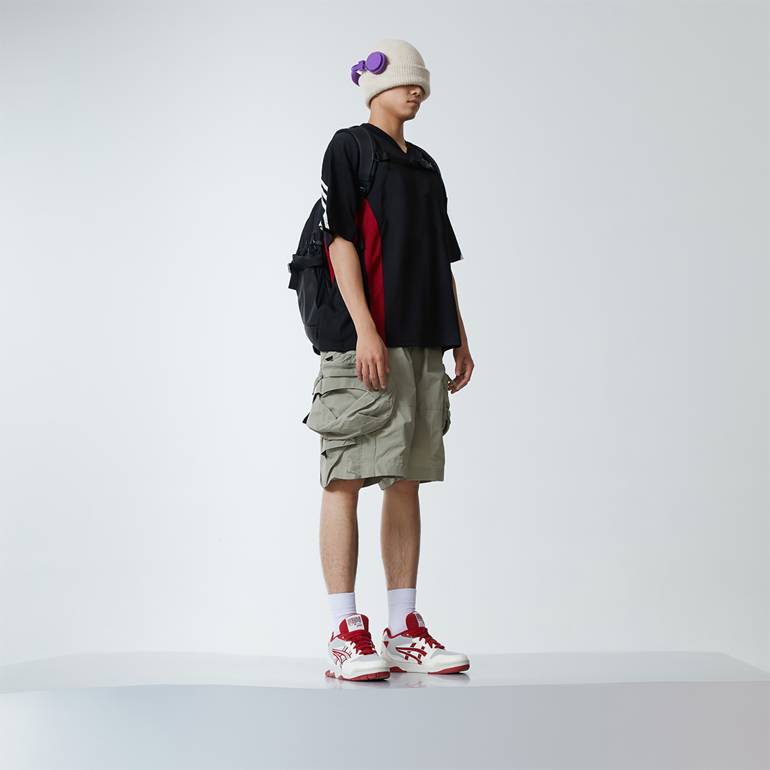 Cheap ASICS Gel-Fuse Sepatu Basket 'Putih Merah' 1203A492-020