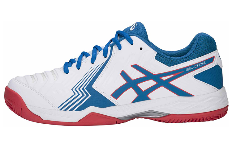 Buy アシックス ゲルゲーム6 白/青 (Ashikksu Gerugēmu 6 Shiro/Ao) E706Y-100