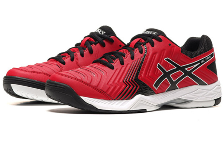 Lookbook ASICS Gel-Game 6 Scarpe da Tennis Rosso/Nero E705Y-600
