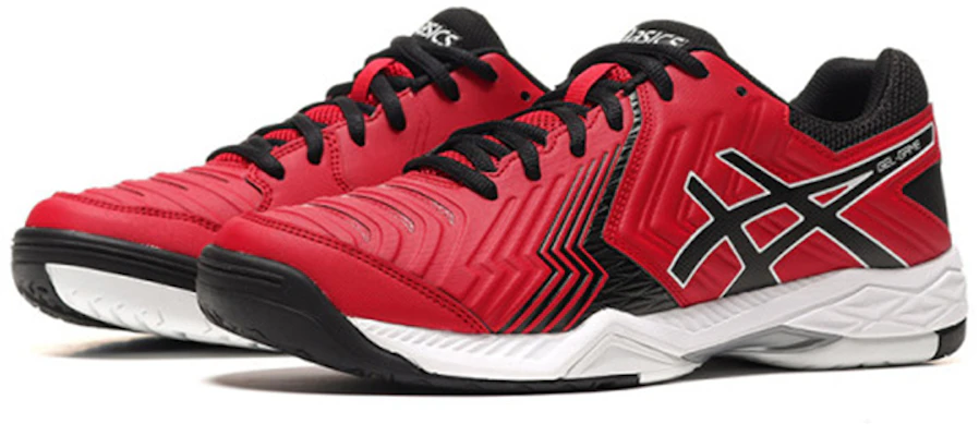 ASICS Gel-Game 6 Scarpe da Tennis Rosso/Nero E705Y-600 Lookbook ASICS Gel-Game 6 Scarpe da Tennis Rosso/Nero E705Y-600