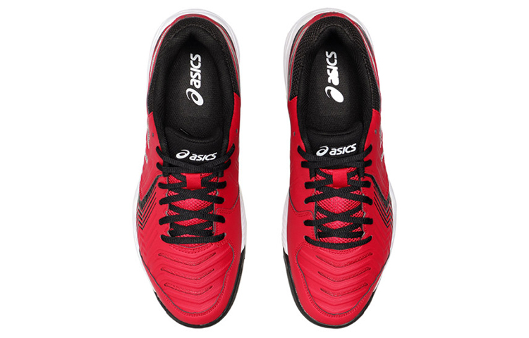 Shop ASICS Gel-Game 6 Scarpe da Tennis Rosso/Nero E705Y-600