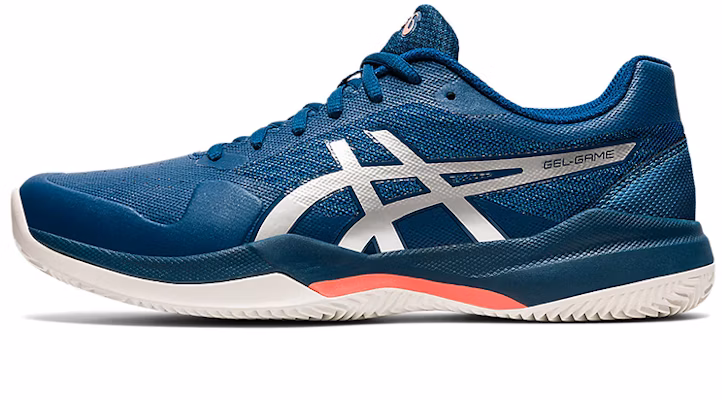 ASICS Gel-Game 7 Clay Perak/Biru 1041A046-402 Buy ASICS Gel-Game 7 Clay Perak/Biru 1041A046-402