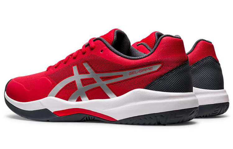 Shop ASICS Gel-Game 7 Red/ 'Silver' 1041A042-603