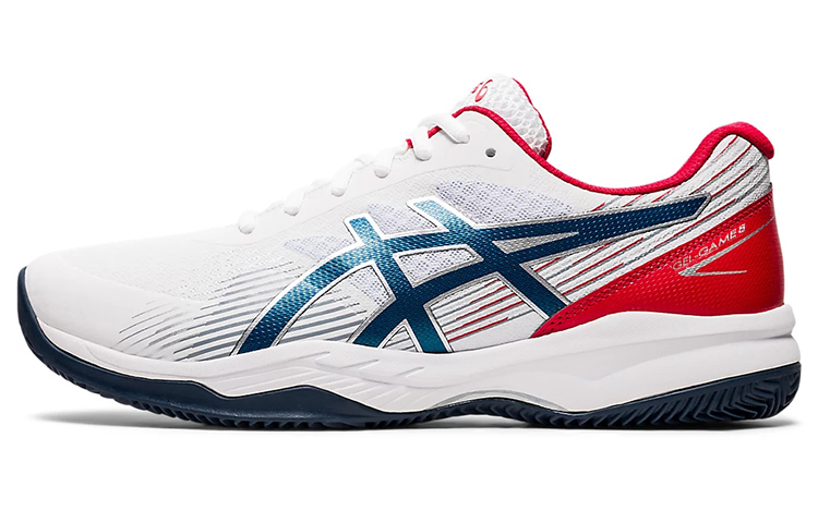 ASICS Gel-Game 8 Clay /Red/Blue 'White' 1041A193-102