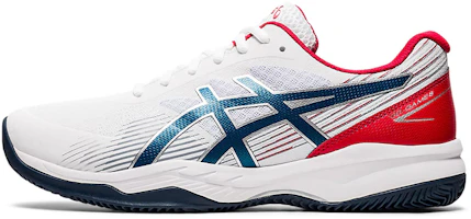 ASICS Gel-Game 8 Clay /Red/Blue 'White' 1041A193-102 ASICS Gel-Game 8 Clay /Red/Blue 'White' 1041A193-102