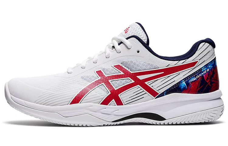 ASICS Gel-Game 8 Clay OC L.E 'White Red' 1041A291-110