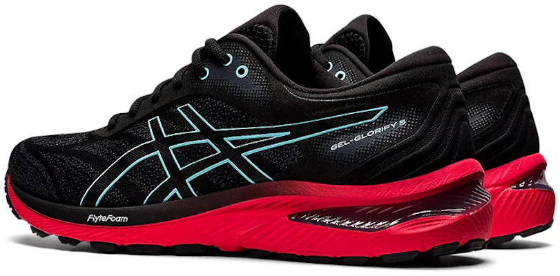 ASICS Gel-Glorify 5 ''Schwarz Rot'' 1011B385-001 Shop ASICS Gel-Glorify 5 ''Schwarz Rot'' 1011B385-001