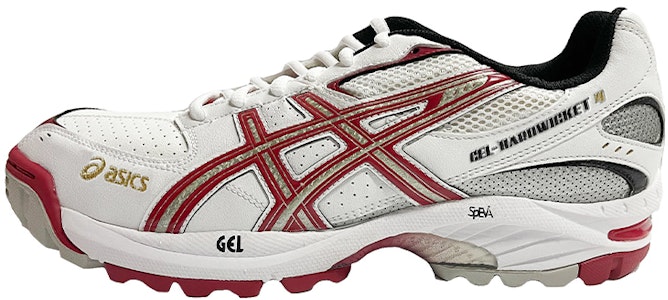 Asics Gel-Hardwicket 4 減震防滑運動跑步鞋 白紅拼色 Buy Asics Gel-Hardwicket 4 減震防滑運動跑步鞋 白紅拼色