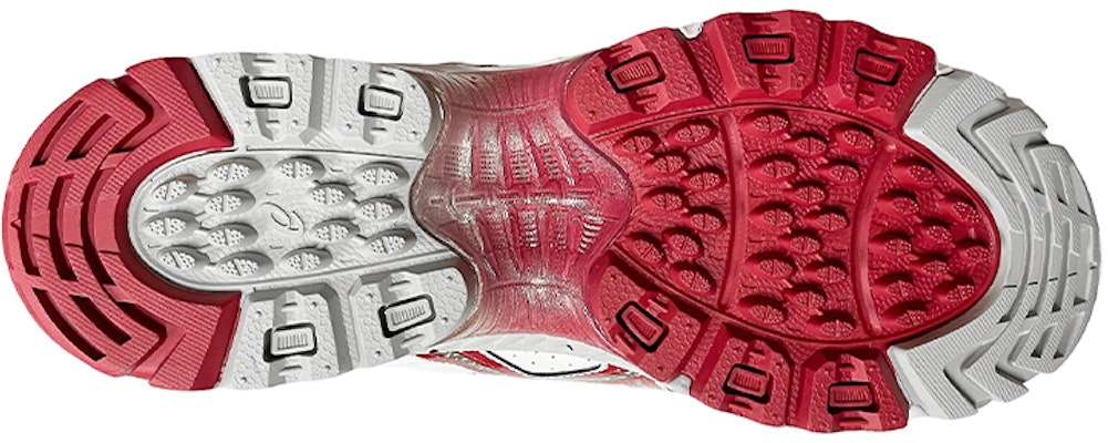 ASICS Gel-Hardwicket 4 'White Red Colorblock' P025Y-0124 Shop ASICS Gel-Hardwicket 4 'White Red Colorblock' P025Y-0124