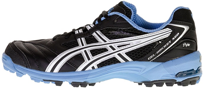 Asics Gel-Hockey Neo 2 舒適耐磨 低筒曲棍球鞋 男女同款 黑藍色 Buy Asics Gel-Hockey Neo 2 舒適耐磨 低筒曲棍球鞋 男女同款 黑藍色
