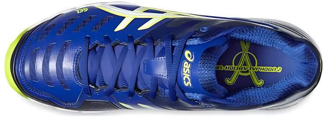 ASICS GEL-Hockey Typhoon 2 'Blue Yellow White' P423Y-4501 Shop ASICS GEL-Hockey Typhoon 2 'Blue Yellow White' P423Y-4501