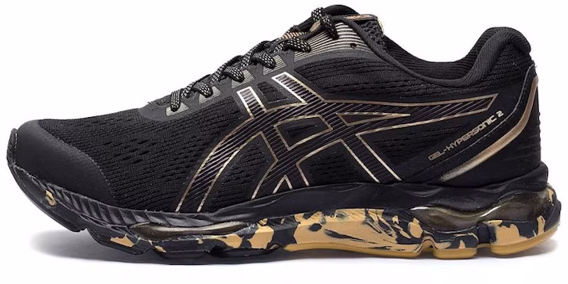 Asics Gel-Hypersonic 2 低筒透氣跑步鞋 黑金 Buy Asics Gel-Hypersonic 2 低筒透氣跑步鞋 黑金