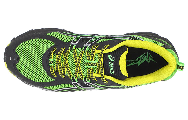 Shop Asics Gel-Kahana 6 運動 耐磨防滑 低筒 跑步鞋 男款 黑綠