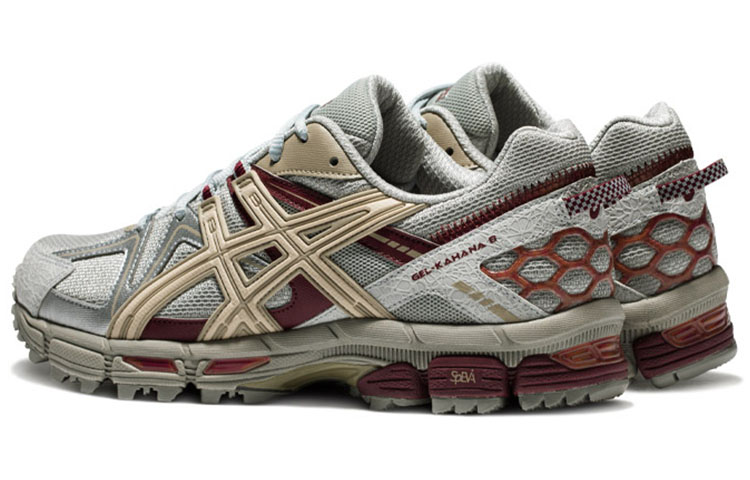 Shop ASICS Gel-Kahana 8 Kasut Low Top Kelabu 'Grey Red' 1011B109-025