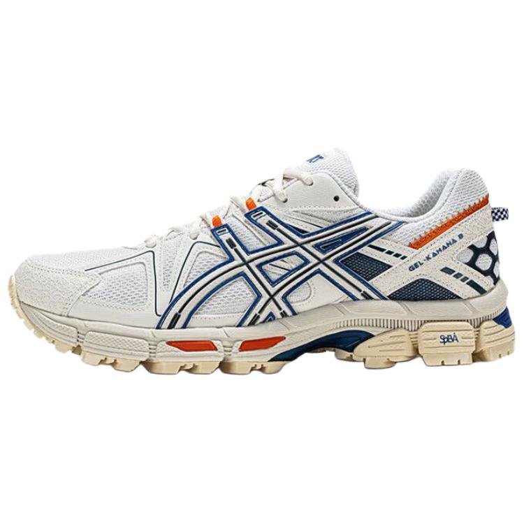 ASICS Gel-Kahana 8 Trail Running Shoes White Blue Comfortable Design 1203B133-202