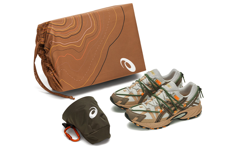 Asics Gel-Kahana TR V2 "Hello Yeah" Low-Top Hiking Shoes Khaki () 1203A259-200 Hiking and Outdoor Gear Set