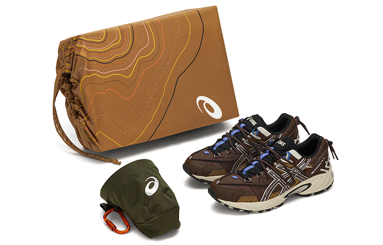 Asics Gel-Kahana TR V2 "Hello Yeah" Low Hiking Shoes Coffee Color 1203A259-201 Hiking and Outdoor Gear Set